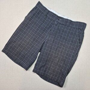 Dickies Men's Gray Plaid Work Chino Regular Fit Work Shorts Sz 36/21 EXCELLENT!!